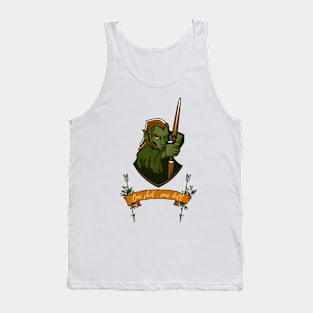 Elvish Archer DnD/Fantasy - One shot one kill Tank Top